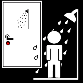 bathroom door locked